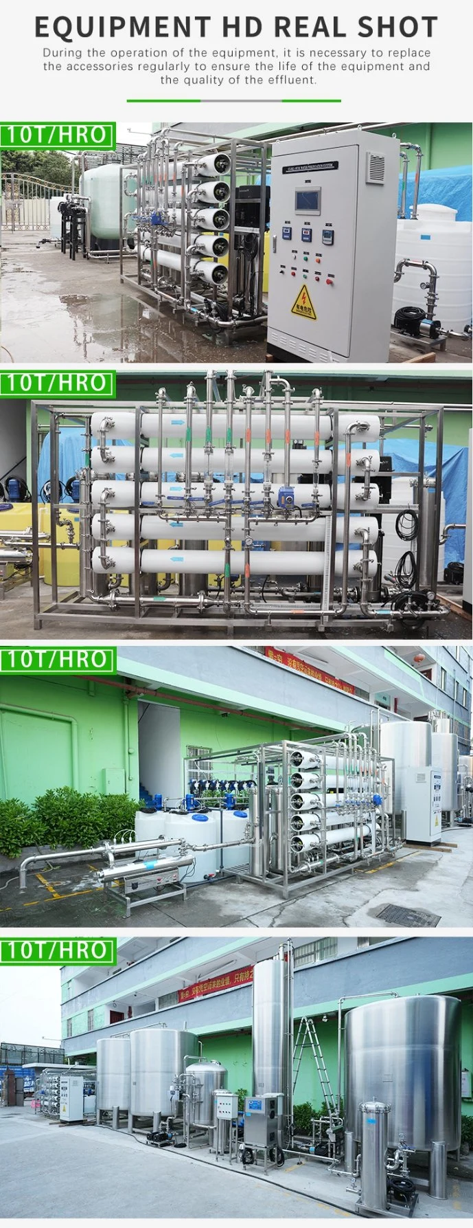 Reverse Osmosis Water Filtration Technologies System Applications as Industrial