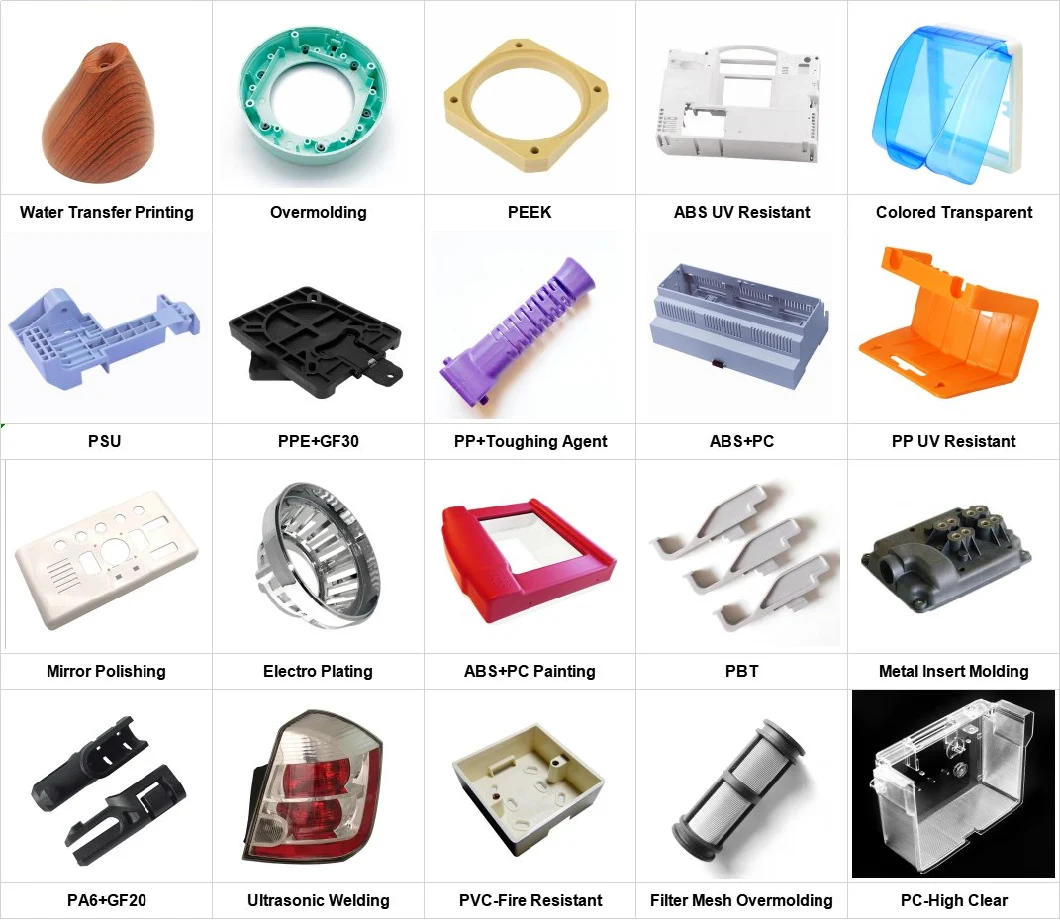 Widely Application Custom Injection Molded Plastic Parts Manufacturing Other Plastic Products