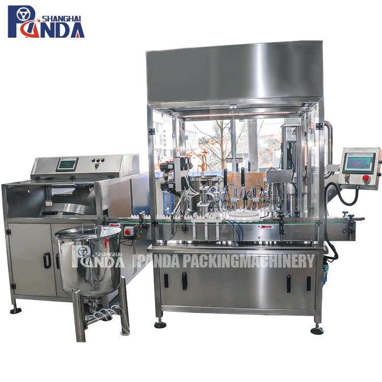 High Accuracy Automatic E Liquid and E Juice Oil Bottling Filling Machine in Small Bottle Factory Price