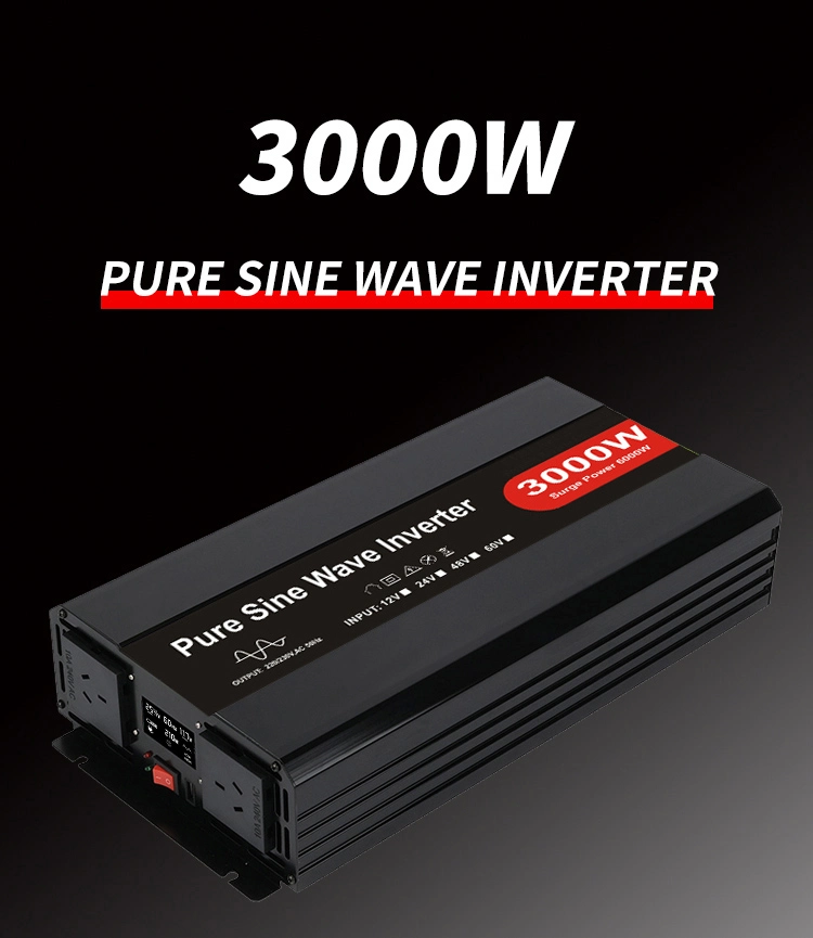 3000W off Grid Home Solar Inverter Pure Sine Wave Power Inverters