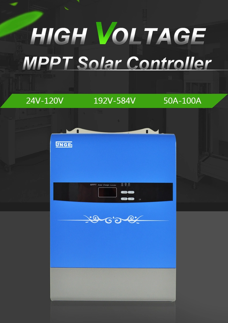 High Voltage 50A 80A 100A 192V 384V 96V 220 - 360VDC MPPT Solar Charge Controller