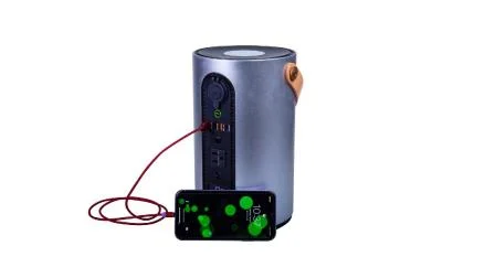 Outdoor Emergency Energy Storage Portable Power Station and Bank with Solar Panel