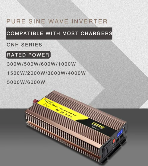 High Frequency Pure Sine Wave DC to AC Inverter 6000W